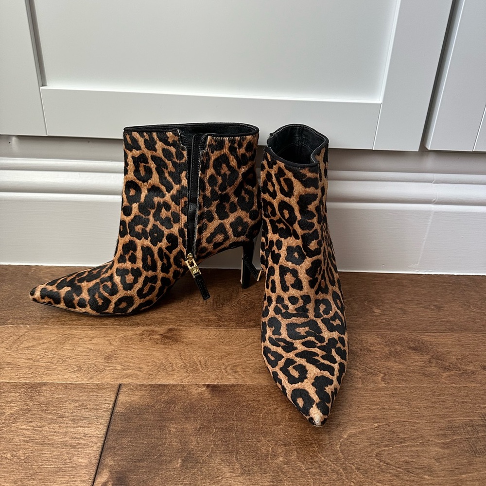 Sam Edelman Leopard Booties - Picture 2 of 5